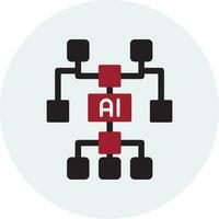 Artificial Intelligence Vector Icon