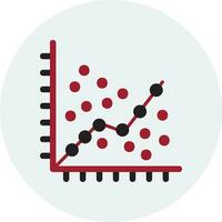 Linear Regression Vector Icon