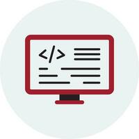 icono de vector de programación