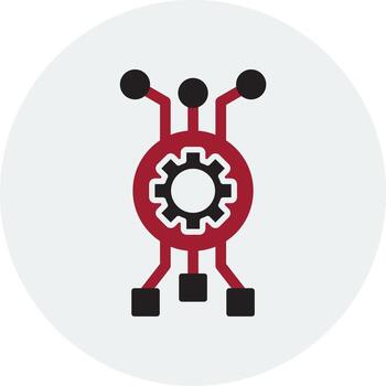 icono de vector de algoritmo