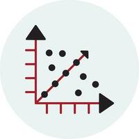 Regression Vector Icon