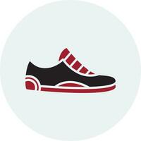 icono de vector de zapatos