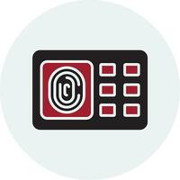 Fingerprint Scanner Vector Icon