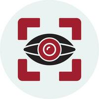 Eye Tracking Vector Icon