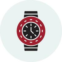 reloj, vector, icono vector