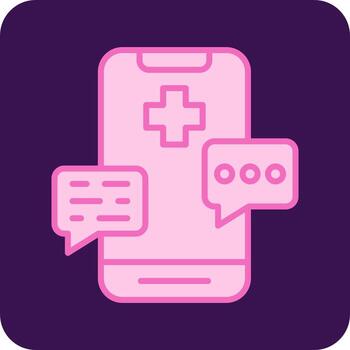 icono de vector de diálogo