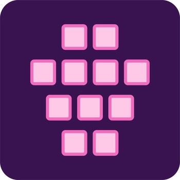 icono de vector de datos estructurados