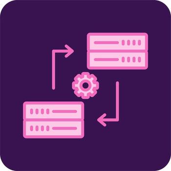 Data Synchronization Vector Icon