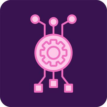 icono de vector de algoritmo