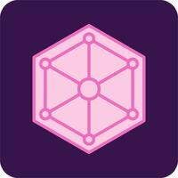 icono de vector hexagonal