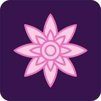 Lotus Flower Vector Icon