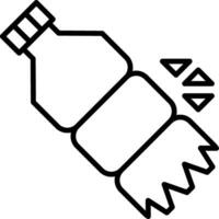 icono de vector de botella