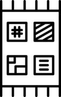 Patchwork Vector Icon