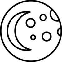 Moon Vector Icon