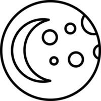 Moon Vector Icon