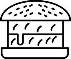 Hamburger Vector Icon