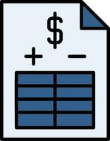 Balance Sheet Vector Icon