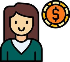 Financial Advisor Vector Icon