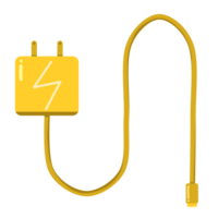 geel opladen kabel png