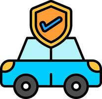 Car Insurance Vector Icon