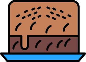 Brownie Vector Icon