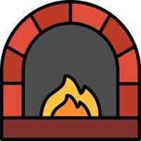 Stone Oven Vector Icon