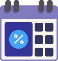 icono de vector de calendario