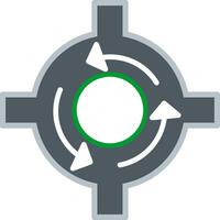 Roundabout Vector Icon