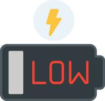 Low Battery Vector Icon