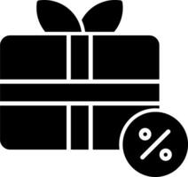 icono de vector de regalo