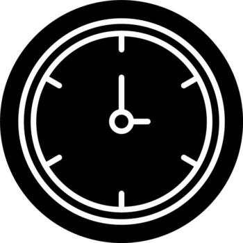icono de vector de reloj