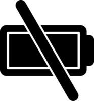 Empty Battery Vector Icon