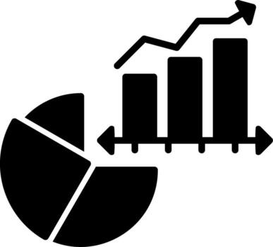 icono de vector de gráfico