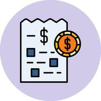 Invoice Vector Icon