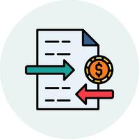 Transaction History Vector Icon