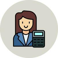 Accountant Vector Icon