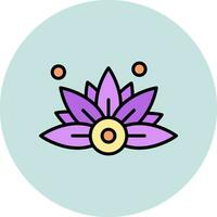 Lotus Flower Vector Icon