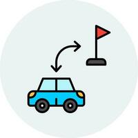 Driving School Vector Icon