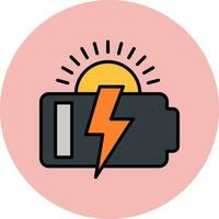 Solar Energy Vector Icon