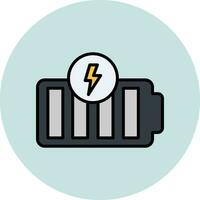 Full Battery Vector Icon