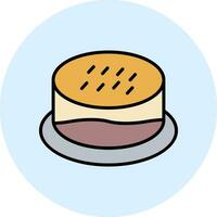 Cheesecake Vector Icon