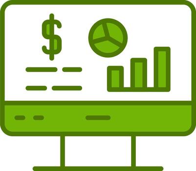 icono de vector de análisis de datos