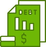 Debt Vector Icon