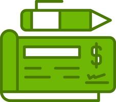 Checkbook Vector Icon