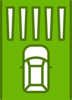 Zebra Crossing Vector Icon