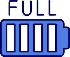 Full Battery Vector Icon