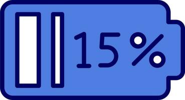 15 Percent Vector Icon