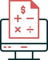 icono de vector de contabilidad