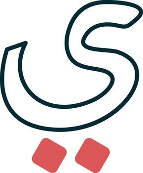 Arabic Language Vector Icon