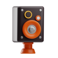 recording record Speaker illustration 3d png